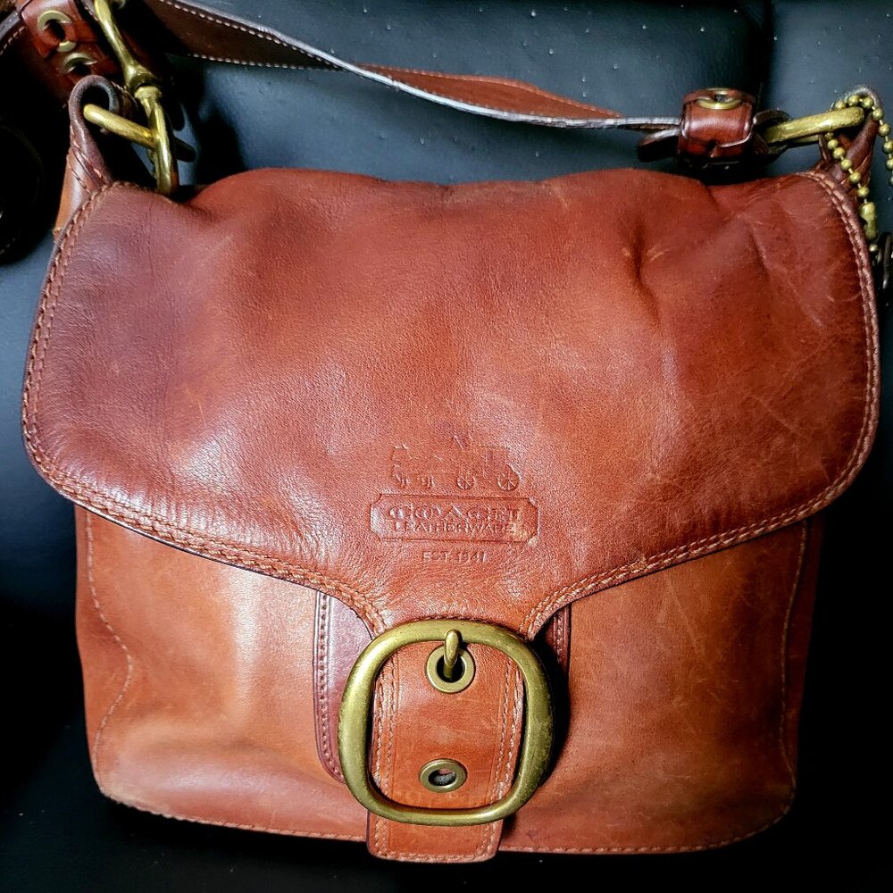 Coach Bleecker Leather Bag in Shade of Whiskey
